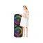 ZQS-12206 super power 80W wireless 12-inch*2  OEM bass sound party speaker with colorful lights