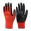 Snellsafety 13 Gauge Polyester Lightweight Breathable  Flexible Nitrile Coated Grip Safety Glove