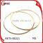 Christmas wholesale big round stainless earring