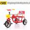 2016 popular cheap children tricycle with back seat