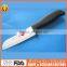 Ceramic Knife Set with Blue Handle and Flower Painting in Acrylic Block
