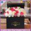 2016 GuangZhou wholesale wedding flower show luxury cardboard flower box/rose hat box