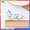 New design wholesale clear zircon hoop earrings for women