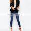 knit single button linen blendings blazer for women OEM service