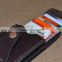 handmade genuine cow leather wallet mens credit card holder made in China