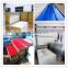 Low cost Flexible EPS sandwich panel prefabricated labor dormitory with bathroom