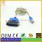 Black usb 2.0 prallel usb to audio jack plug cable for other modern electronic devices