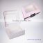 cute pink foldable window cake packaging box