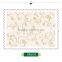 expensive golden edge non woven wallpaper, funky scrolling wall mural for living room , eco wall paper roll