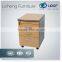 Office Furniture Three Drawer Wooden Mobile Filing Cabinet