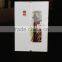 Clip snap frameless glass photo frame with large foam corners for table or wall hanging