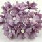 Soft Purple, lilac Small Handmade Mulberry Paper Flower, Wedding Party, Scrap-booking Crafts, Wholesale