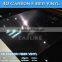 CARLIKE Self Adhesive Black 4D Carbon Fiber Sticker Full Car Body Vinyl Wrap