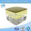 Gold Curve Lid 5 Ml Acrylic Clear Empty Container Cosmetic