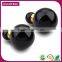 Women Simple Trendy Styles Black Fashion Cultured Pearl Stud Earrings