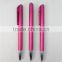 Promotional Rose Red Plastic Ballpoint Pens ,Instock Cheap Plastic Ballpen