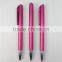Promotional Rose Red Plastic Ballpoint Pens ,Instock Cheap Plastic Ballpen