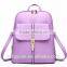 multifuctional lady pu backpack, shoulder bag