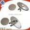 Zinc alloy palting nickle blank golf ball marker make in China
