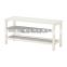 Bench with shoe storage Hot sell cheap new design 3-tier soild bamboo/ wood shoe rack with stainess tube shoe bench wholesale                        
                                                Quality Choice