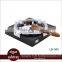 Guangzhou YuJia Wholesale Metal and Wood Cigar Ashtray Square Durable Ashtray with nice box