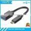 USB-C (Male) to USB3.0 A female cable(Black)