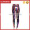 B431 Women Rainbow Leggings Digital Printing Pants Sublimated Show Thin Women Yoga Legging