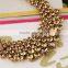 Fashion wholesale rosary custom chunky beads statement collar necklace