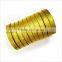 Hot Selling Wholesale Beautiful Gold Purl Satin Ribbon