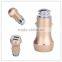 High Quality Colorful LED Display Car Charger Adaptor Bullet Dual USB 2 Port for Smart Phone Tablets