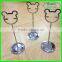 New Design Little Bear Handbag Stand Metal Chrome Display Rack