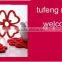 2016 high quality non-stick flower shape silicone baking mat for tableware