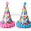 High quality birthday party paper hat with assorted models and colors decoration for birthday party