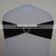 Spandex Chair Sash/spandex Band With Metal Round Rhinestone Buckle for Weddings