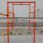 H-frame scaffolding system used in construction/ construction