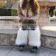 Wholesale And Retail White Mongolian Lamb Fur Leg Warmers