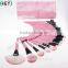 Synthetic Hair Professional Pink 32pcs Vegan Friendly Makeup Brush Set With Pouch