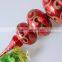 china manufacturer wholesale high quality red tableware promotional gift decorative glass tree decoration