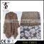leopard printed custom printed bulk scarves wholesale cotton acrylic scarves