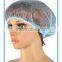 Disposable Non-Woven PP Bouffant Cap for Doctor and Nurse