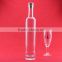 Professional Customized ice wine bottles cork 375ml liqueur bottles transparent cocktail bottles