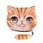 Wholesale Coin Purses 3D Printing Cute Cat Wallets Small Zipper Change Cion Purses for Girl