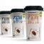 Different size double PE takeaway design your own paper coffee cup