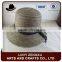 Cheap and elegant lady bucket shape straw boater hats