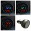 thermometer with stylish and lightweight design Multi-function car LCD digital display car charger