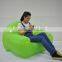 Air filled inflatable transparent sofa furniture single leisure inflatable sofa