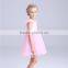 OEM service chiffon girl dresses summer baby boutique