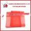 Red ribbon drawstring organza gift bag