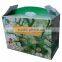 low price paper cardboard boxes vegetables fruit packaging