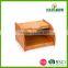 new products high quality hot selling bamboo bread box,bread bin storage box, wholesale